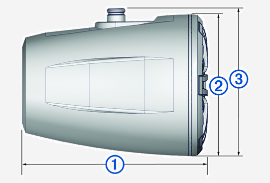Speaker dimensions with callouts