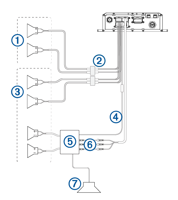Device wiring diagram with callouts