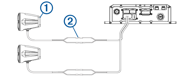 Device wiring diagram with callouts